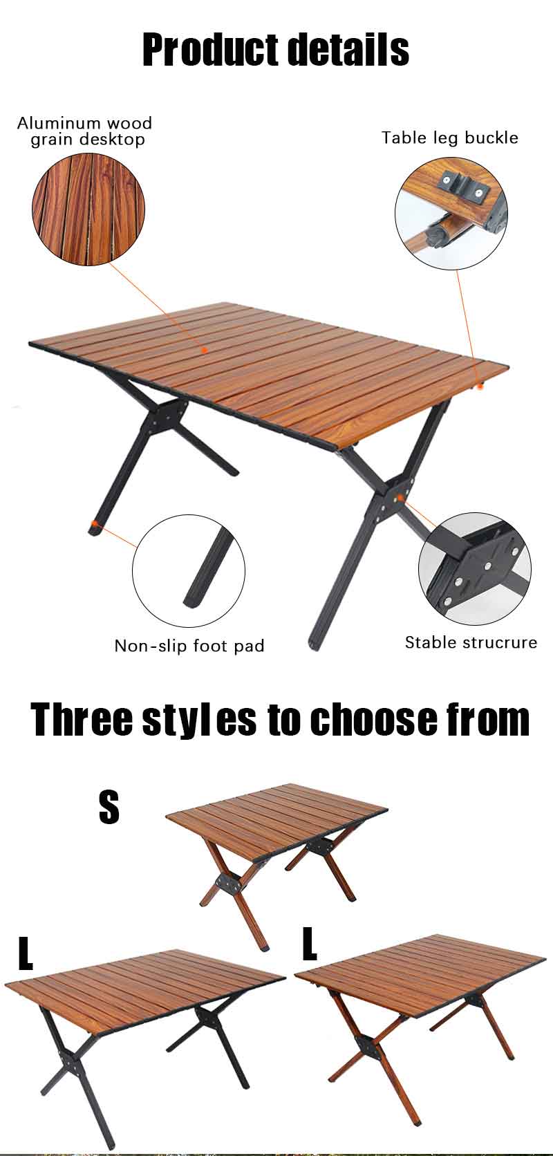 foldable table outdoor
