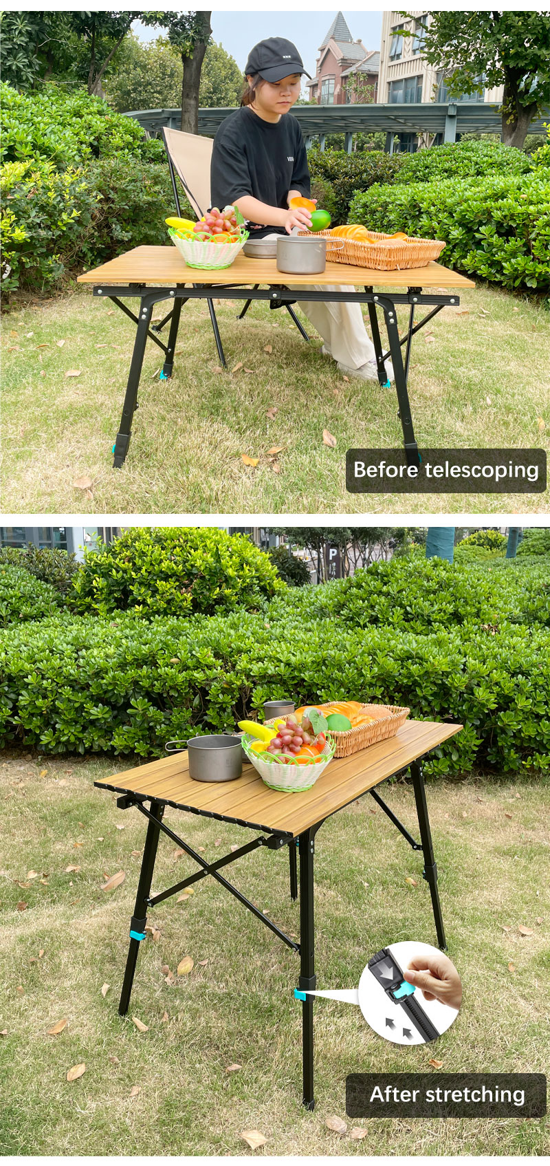 portable camping table
