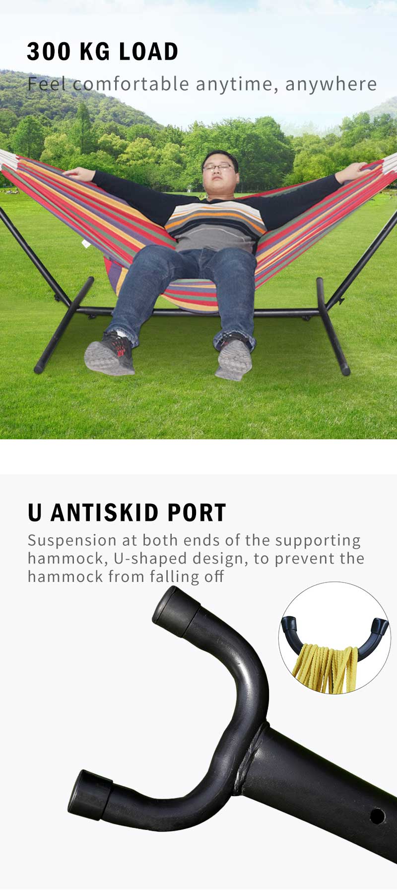 Canvas Hammock with Stand