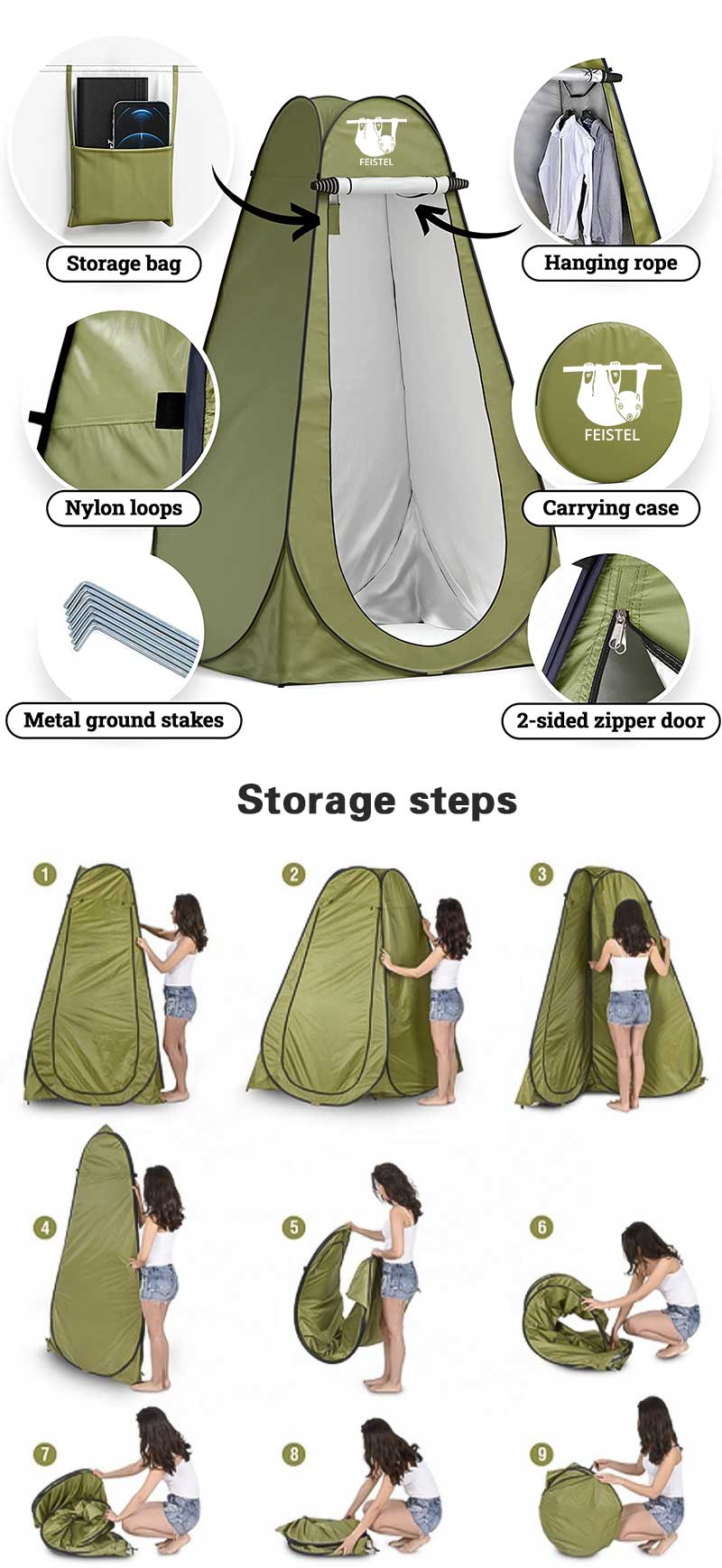 Pop Up Shower Tent