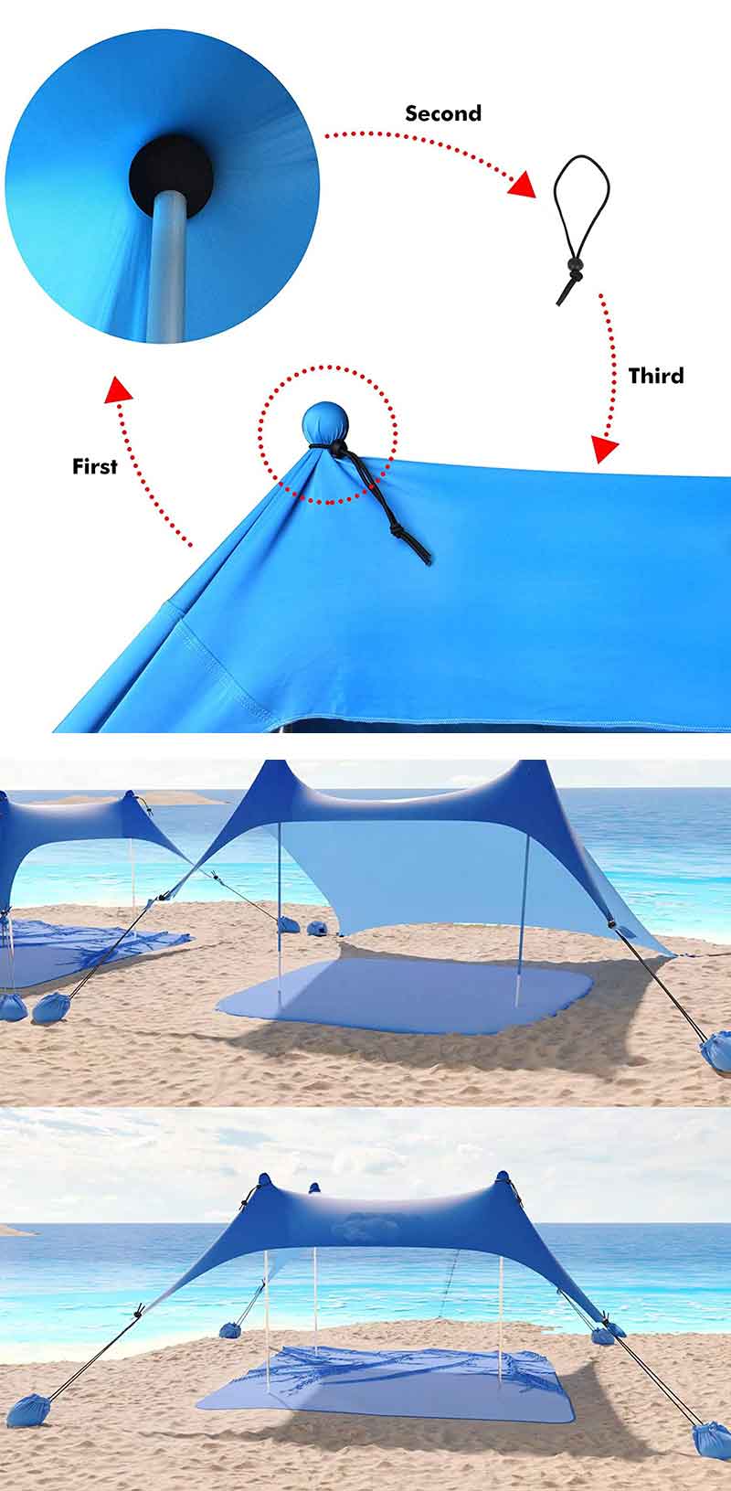 Pop up Beach Tent Sun Shade