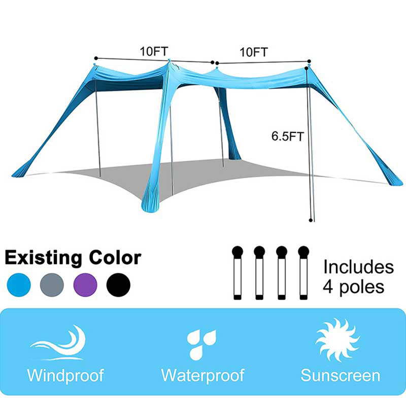 Sun Shade Shelter Beach Tent