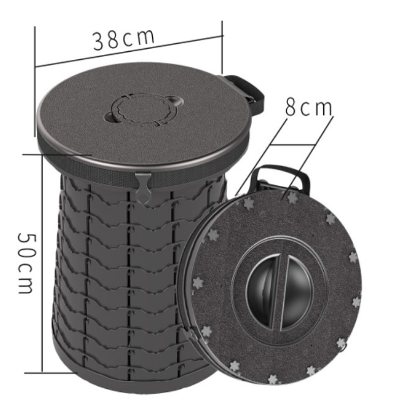 выдвижной табурет для рыбалки
