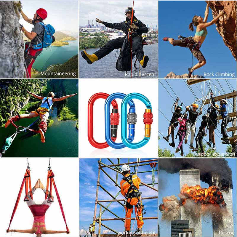 металлический карабин 25кН