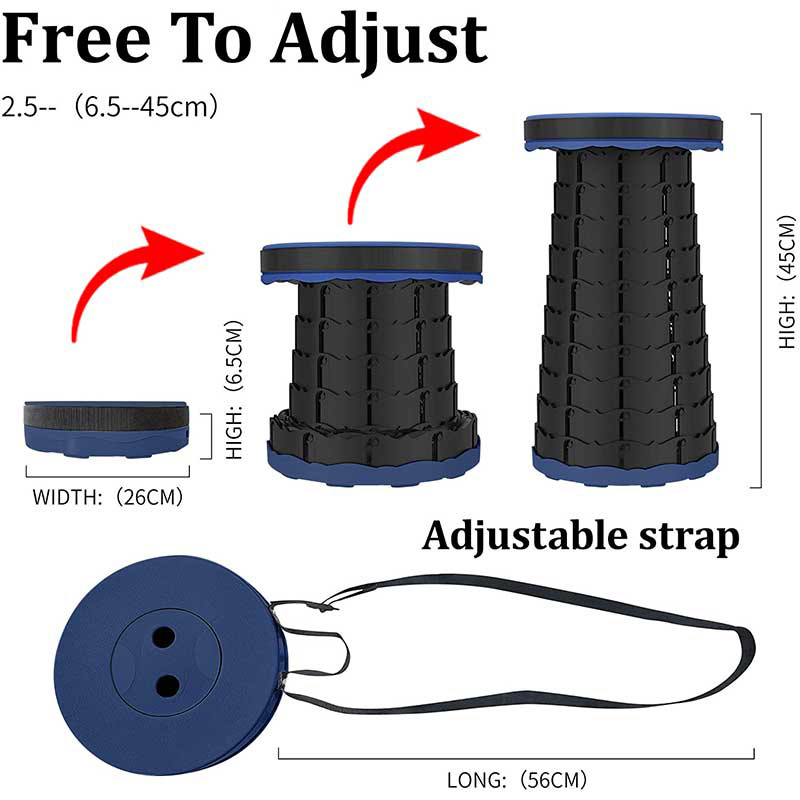 складной пластиковый табурет