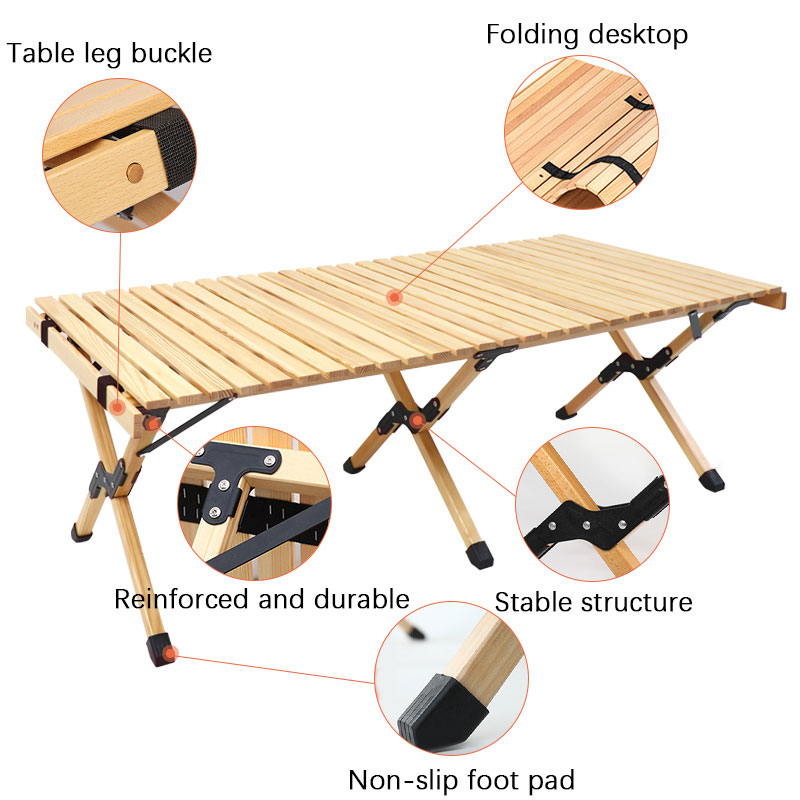 деревянный стол для яичных рулетов OEM ODM