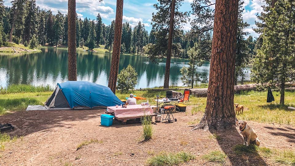 Советы по установке палатки в летнем лагере