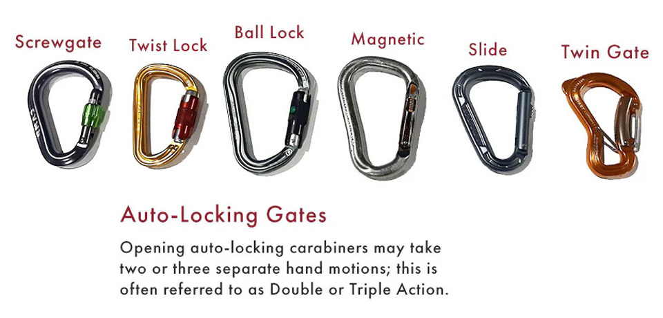 carabiner snap hooks