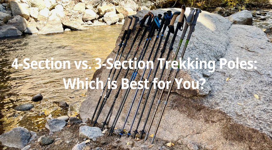 4-Section Trekking Poles