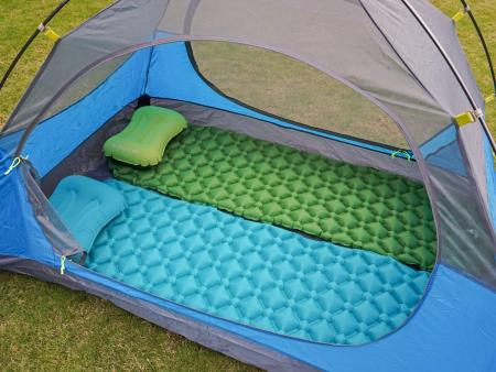 Надувной водонепроницаемый сверхлегкий спальный коврик, спальная подушка для Backpacking 