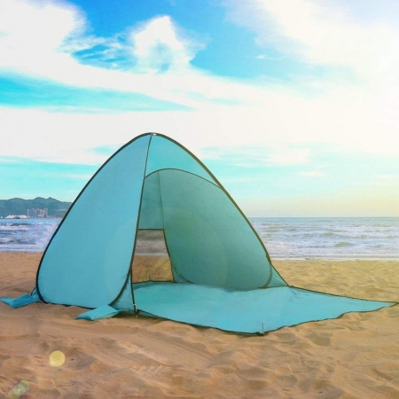 Легкая всплывающая пляжная палатка amazon hot с сумкой для переноски 