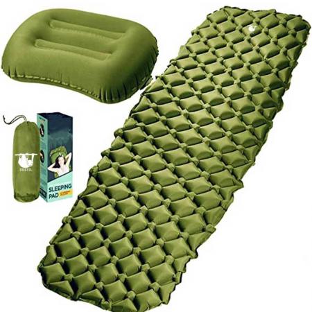 Кемпинг Легкий спальный коврик с подушкой для кемпинга 