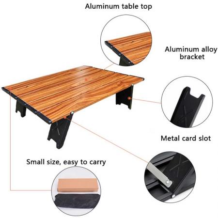 Небольшой легкий складной столик на открытом воздухе для пикника 