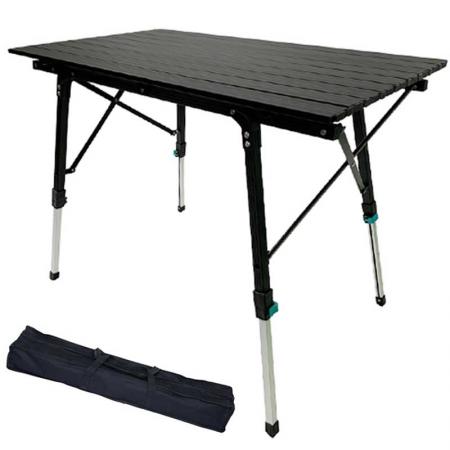 Легкий алюминиевый складной походный столик с регулируемой высотой для использования на открытом воздухе 
