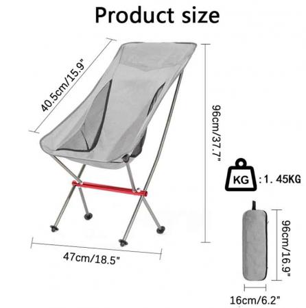 алюминиевый пляжный стул портативный кемпинг складной с сумкой для переноски прочный сверхлегкий пляжный стул 