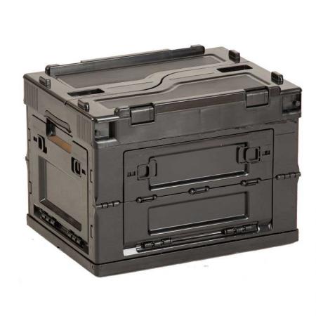 Пластиковый прочный ящик для хранения груза, влагонепроницаемый органайзер для хранения, безопасный замок, органайзер для багажника автомобиля, складной ящик для хранения 