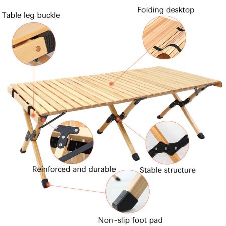 кемпинг деревянный стол открытый складной стол для пикника деревянный стол для лагеря барбекю пикник вечеринка пляж 