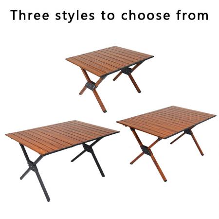 складной деревянный стол портативный походный стол для пикника на открытом воздухе/в помещении, путешествия, пляжный лагерь, барбекю, задний двор 