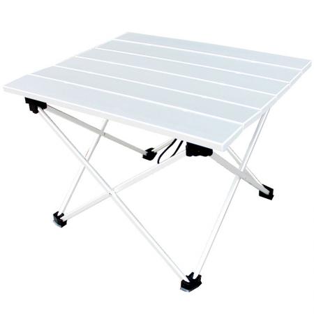 Легкий кемпинг Roll Up алюминиевый портативный квадратный стол для пикника на открытом воздухе 