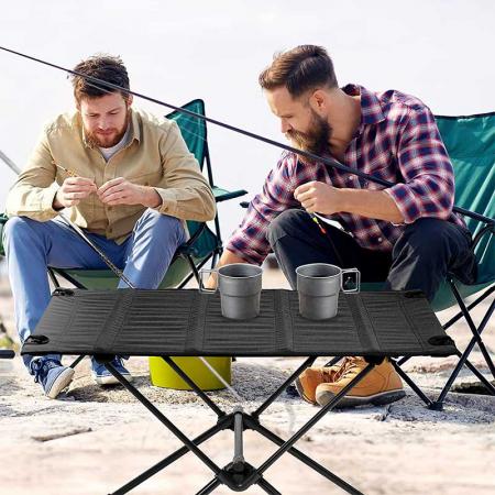 изготовленный на заказ портативный алюминиевый рулонный стол для пикника на открытом воздухе походный стол для кемпинга 