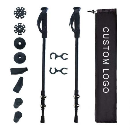 карбоновые палки для походов треккинговые палки алюминиевые трости для походов с регулируемыми замками расширяемые 
