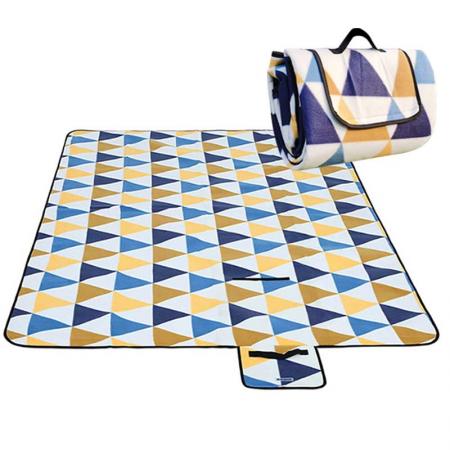 одеяло для пикника коврик для кемпинга коврик для пикника на открытом воздухе водонепроницаемое пескостойкое пляжное одеяло складное дорожное одеяло портативный удобный коврик сумка для пикника 
