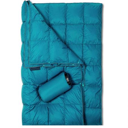 сверхлегкое складное водонепроницаемое одеяло для кемпинга на открытом воздухе пригодное для носки нейлоновое пуховое одеяло 