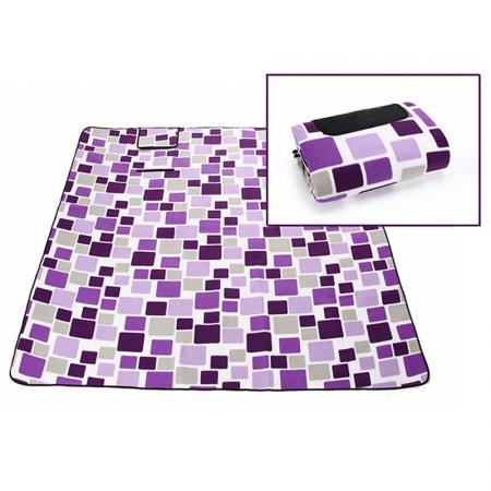 Трехслойное дизайнерское роскошное одеяло для пикника, уличная ткань, складное одеяло для пикника на заказ, водонепроницаемое 