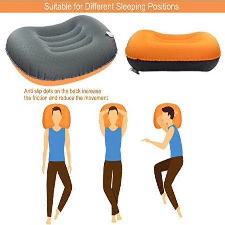 легкая воздушная подушка для путешествий сверхлегкая эргономичная подушка переносная для самолетов 