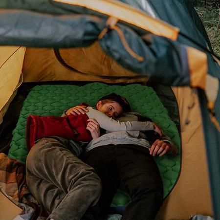 надувной спальный коврик двойной спальный коврик надувной матрас для кемпинга с подушками для сна двух человек походный автомобиль кемпинг 