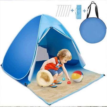 пляжная палатка всплывающая солнцезащитная навес/зонтик автоматическая наружная палатка
 