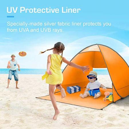 анти-ультрафиолетовый пляжный тент укрытие пляжный навес палатка солнцезащитный козырек с удлиненным полом
 
