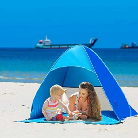 раскладывающаяся пляжная палатка с защитой UPF 50+ раскладывающийся пляжный козырек от солнца
 
