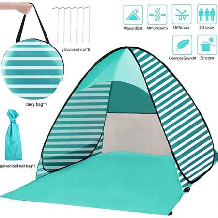 палатка для пикника с рейтингом UPF50+ для защиты от ультрафиолета, раскладывающаяся пляжная палатка
 