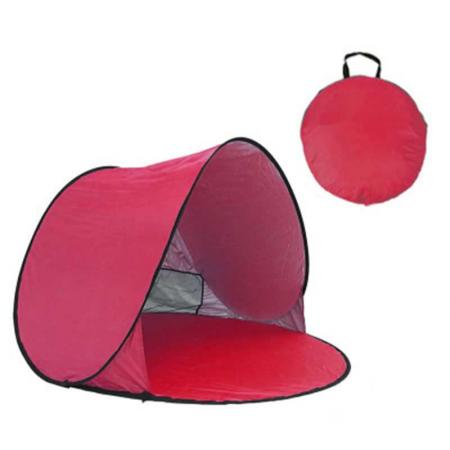 Амазонка горячие продажи красная пляжная палатка анти-УФ мгновенная портативная палатка всплывающая детская пляжная палатка для кемпинга на открытом воздухе
 