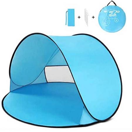 Солнцезащитная палатка с защитой от ультрафиолета Мгновенная портативная палатка всплывающая детская пляжная палатка для 2-3 человек
 