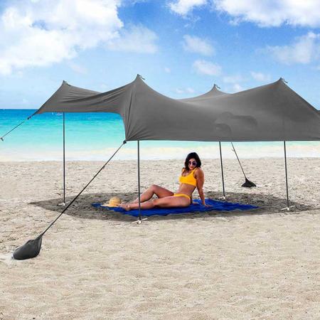 Всплывающая пляжная палатка, навес от солнца, навес для кемпинга, рыбалки, развлечения на заднем дворе или пикника
 
