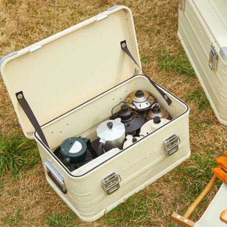 Складной ящик для хранения из алюминиевого сплава, контейнер для хранения вещей для кемпинга 