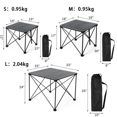Легкий стол для кемпинга на открытом воздухе для кемпинга, пешего туризма, пикника, альпинизма 