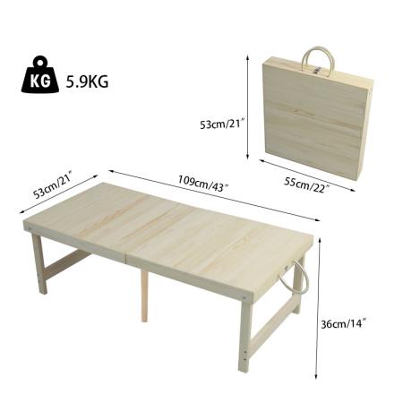Деревянный складной стол для пикника нового дизайна для кемпинга, барбекю, пикника, вечеринки, пляжа 