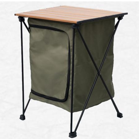 2023 новый многофункциональный походный открытый стол складной стол для пикника лагерь стеллаж для хранения с корзиной для хранения 