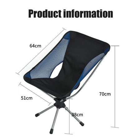 горячая распродажа вращающееся кресло складной стул для кемпинга открытый стул для кемпинга с сумкой для переноски 
