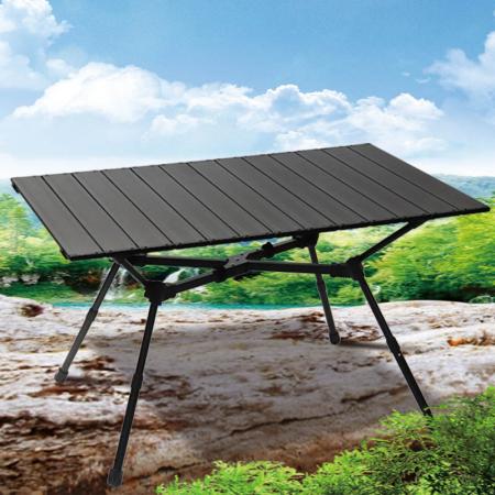 2023 Новый портативный складной стол для кемпинга Складной открытый алюминиевый пляжный стол для пикника со стабильной X-образной перекладиной 
