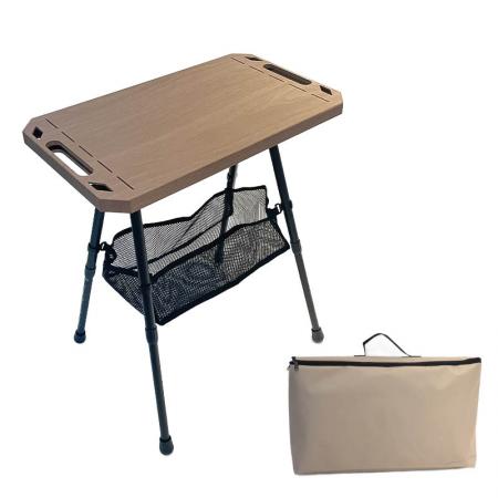 Многофункциональный уличный алюминиевый легкий складной тактический стол для пикника, складной столик для кемпинга с сумкой для переноски
         