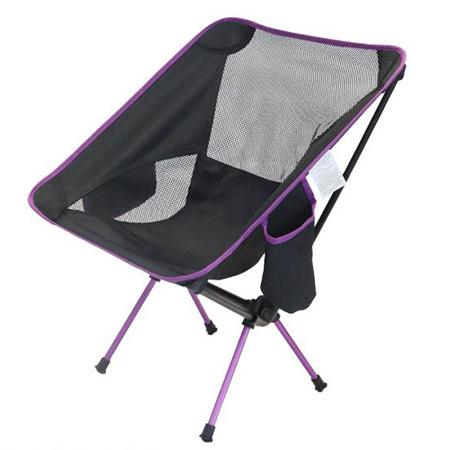 Складной алюминиевый портативный стул для кемпинга на открытом воздухе на пляже 