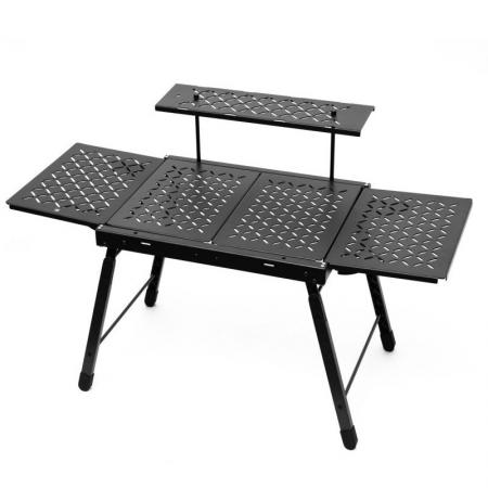 Складной индивидуальный уличный комбинированный легкий регулируемый алюминиевый портативный алюминиевый столик для кемпинга без Igt 