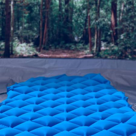 Складной надувной сверхлегкий компактный водонепроницаемый надувной матрас для кемпинга, спальный коврик 