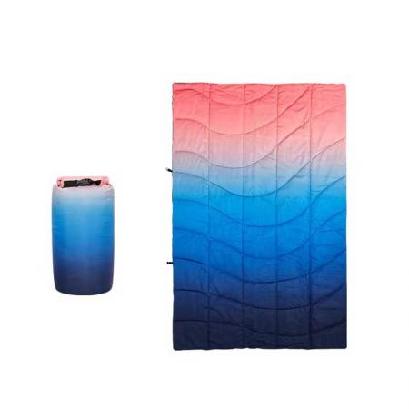 Роскошное теплое стеганое пуховое одеяло с принтом на открытом воздухе для кемпинга 