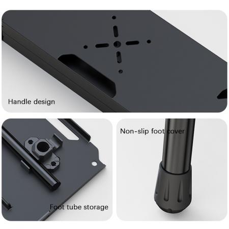 На открытом воздухе складной комплект стола для кемпинга IGT с сумкой для переноски для пеших прогулок, барбекю, вечеринки на пляже 