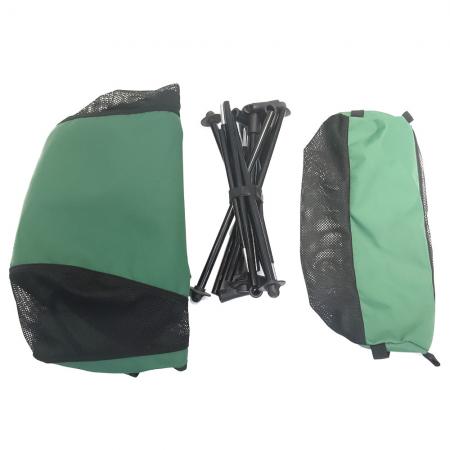 customized lightweight aluminum oxford fishing moon chair camping folding chair 